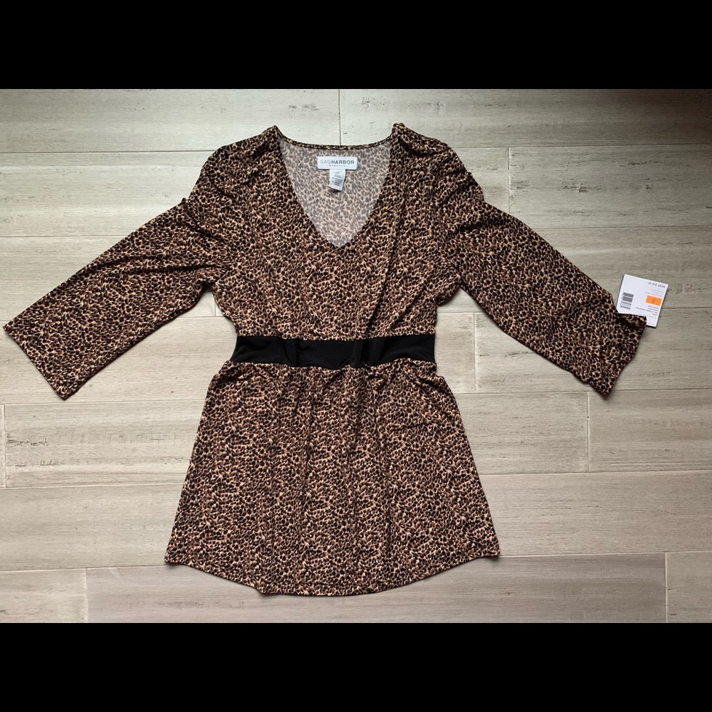 Animal print top
